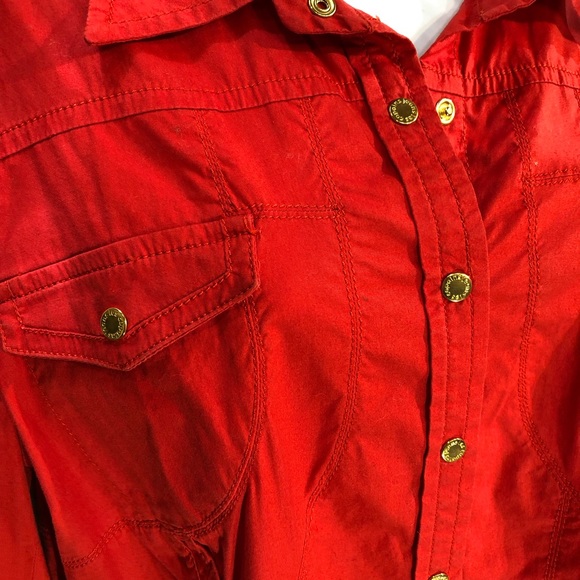 LES COPAINS WOMEN RED TOP - Picture 2 of 4